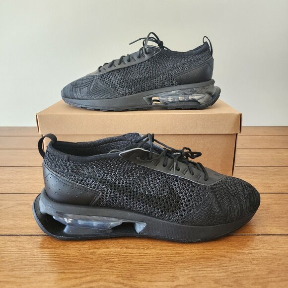 Nike Air Max Flyknit Black Athletic Shoes FD2764-001 Men Size 9 New - Picture 2 of 8
